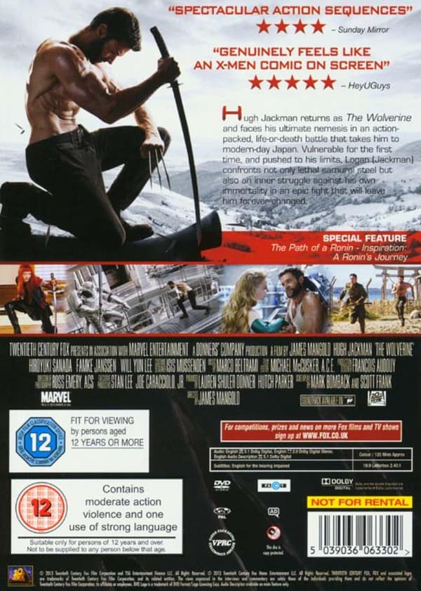 The Wolverine (2013) (DVD)