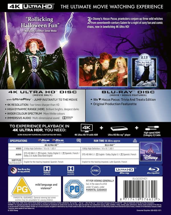 Hocus Pocus (1993) (4K UHD)