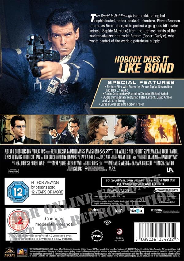 The World Is Not Enough (1999) (DVD)
