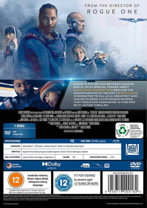 The Creator (2023) (DVD)