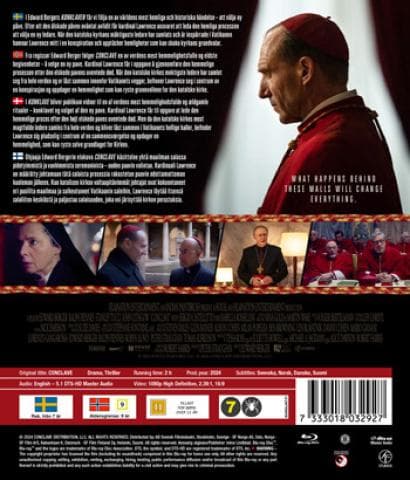 Conclave (2024) Blu-Ray (svensk text)