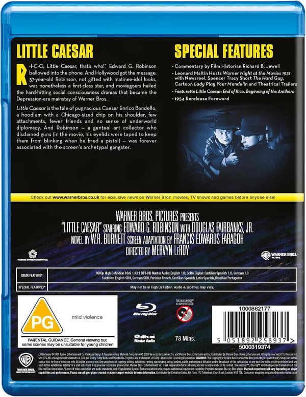 Little Caesar (1931) (Blu-Ray)