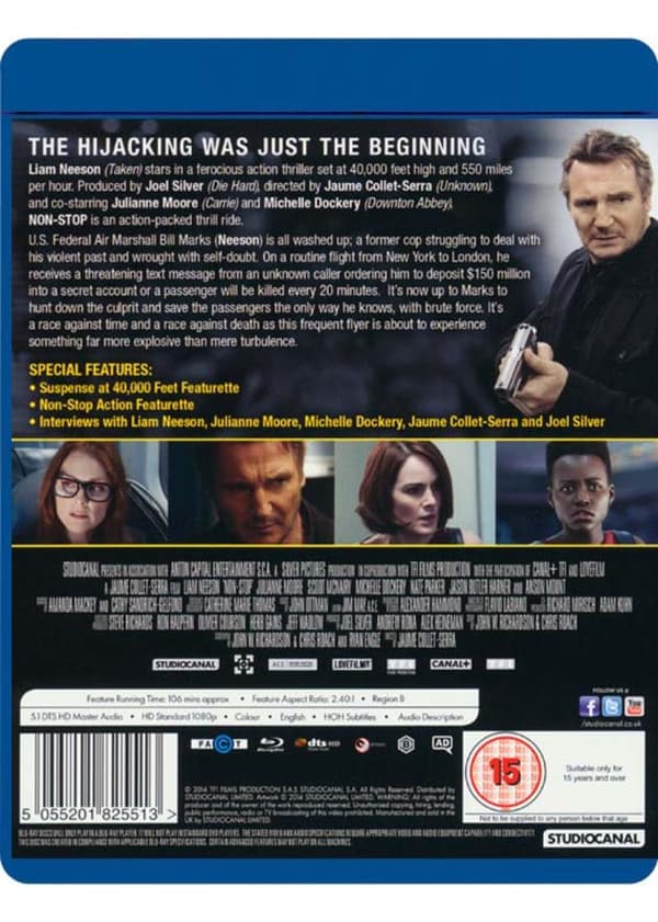 Non-Stop (2014) (Blu-Ray)