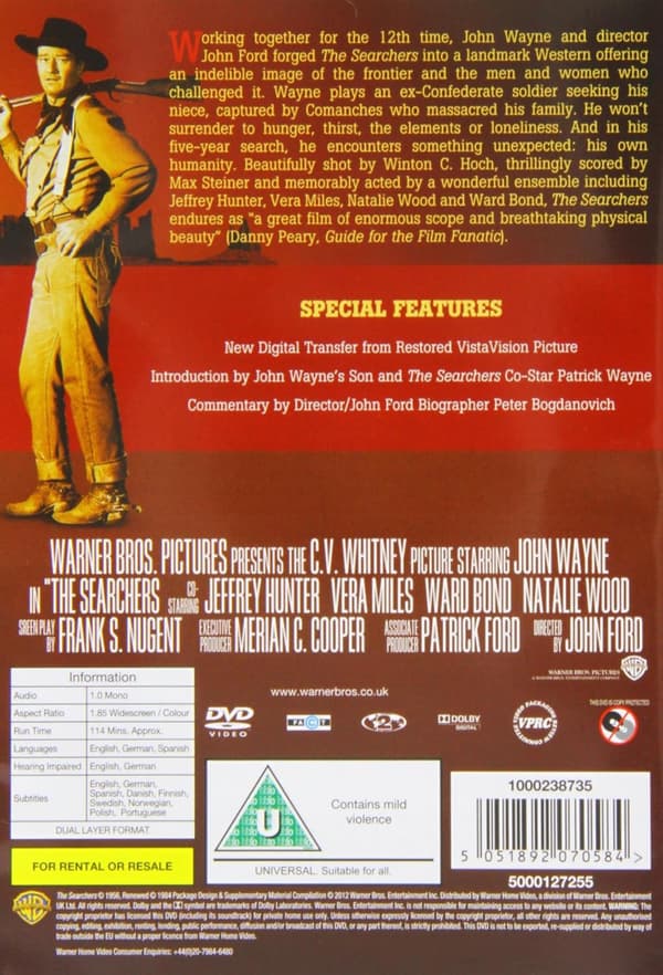 The Searchers (1956) (DVD)