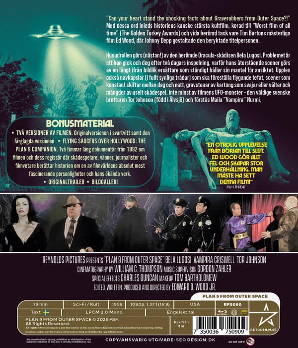 Plan 9 from Outer Space (1958) (Blu-Ray)