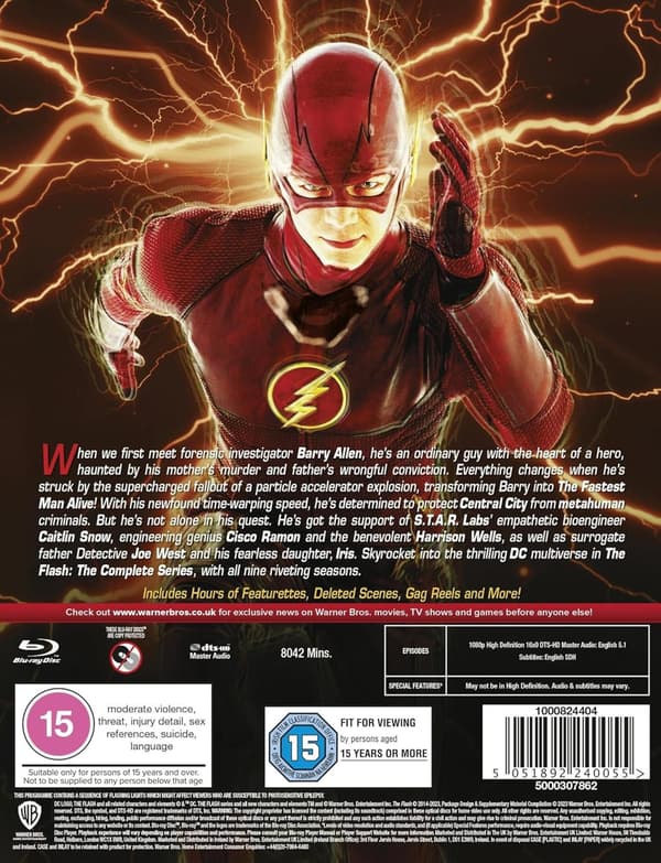 The Flash The Complete Series (2014-2023) (Blu-Ray)