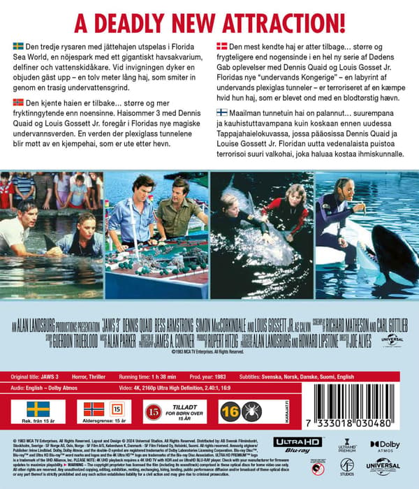 Jaws 3-D (1983) (4K UHD)