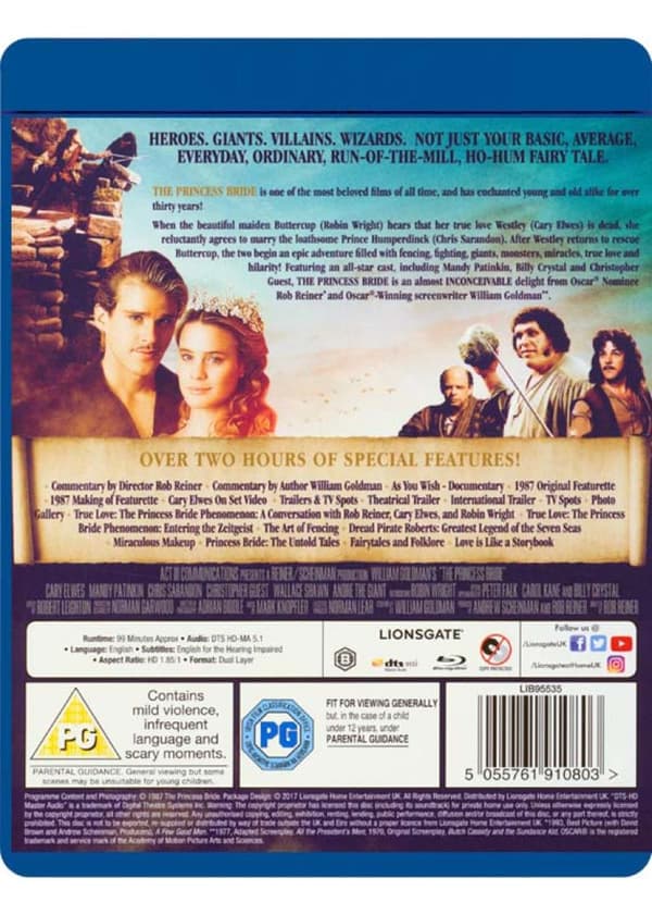 The Princess Bride (1987) (Blu-Ray)