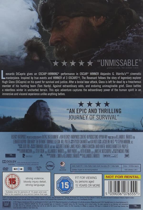 The Revenant (2015) (DVD)