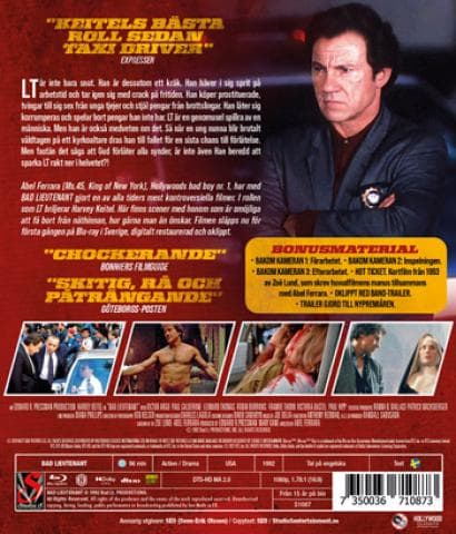 Bad Lieutenant (1992) Blu-Ray (svensk text)