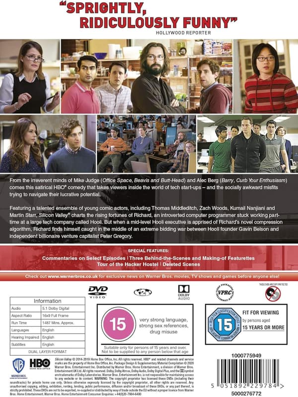 Silicon Valley The Complete Series (2014-2019) DVD (import)