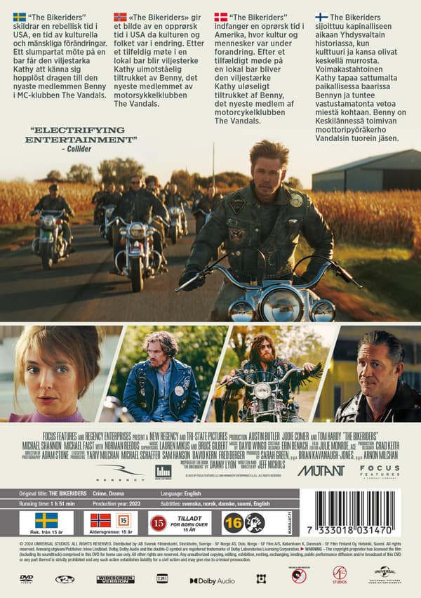 The Bikeriders (2023) (DVD)