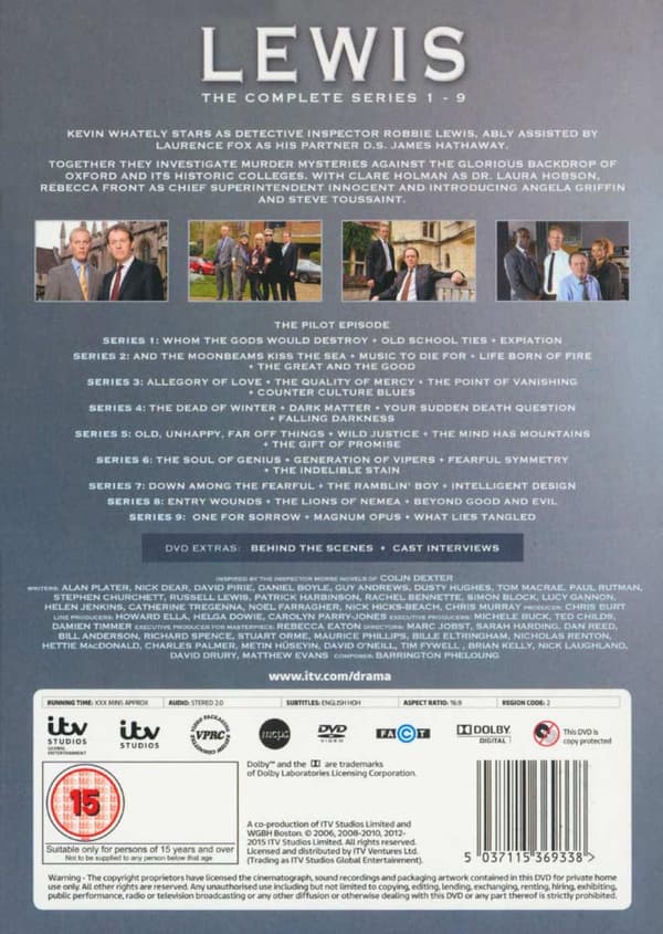 Inspector Lewis The Complete Series (2006-2015) (DVD)