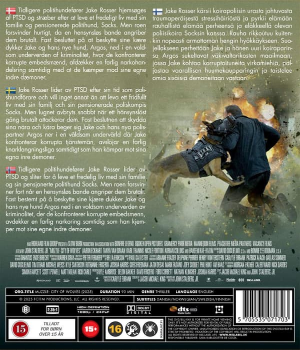 Muzzle: City of Wolves (2025) (Blu-Ray)