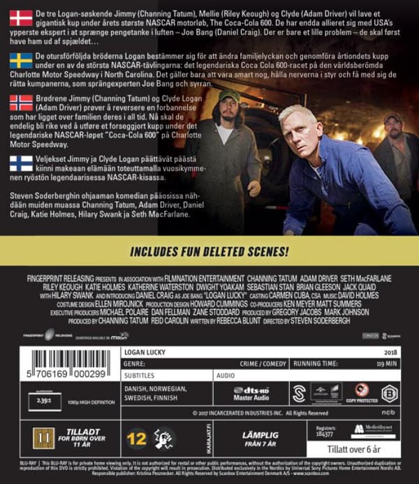 Logan Lucky (2017) (Blu-Ray)