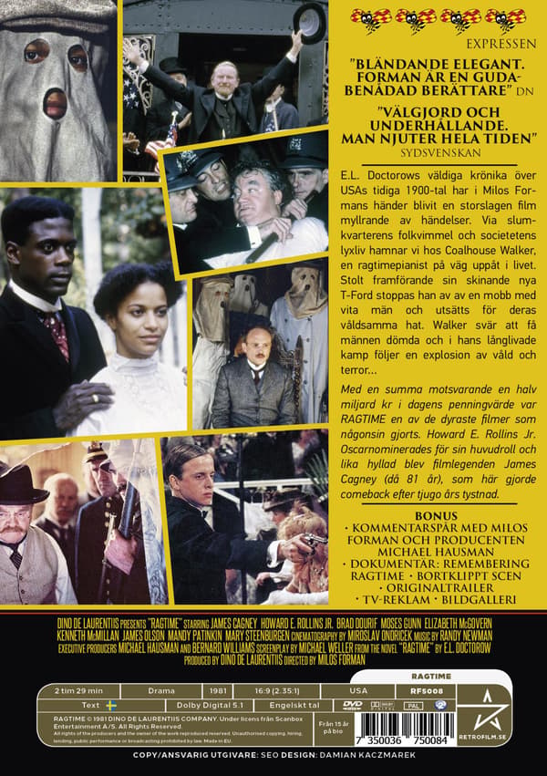 Ragtime (1981) (DVD)