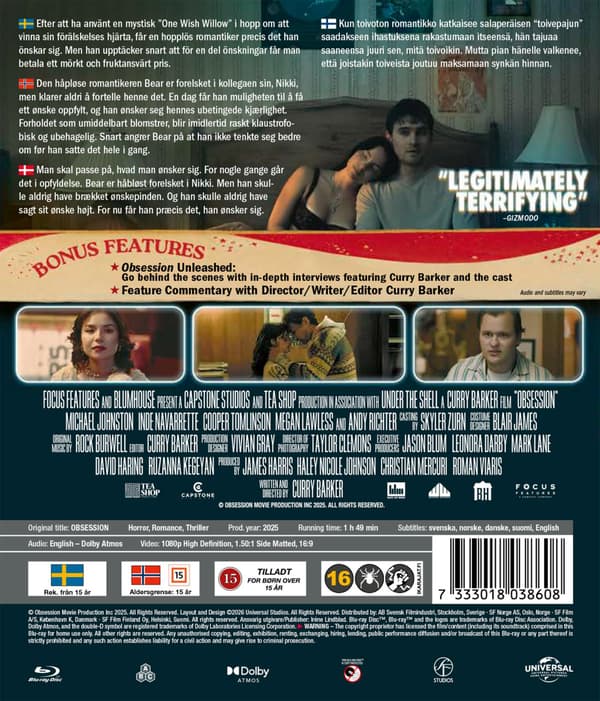 Obsession (2025) (Blu-Ray)