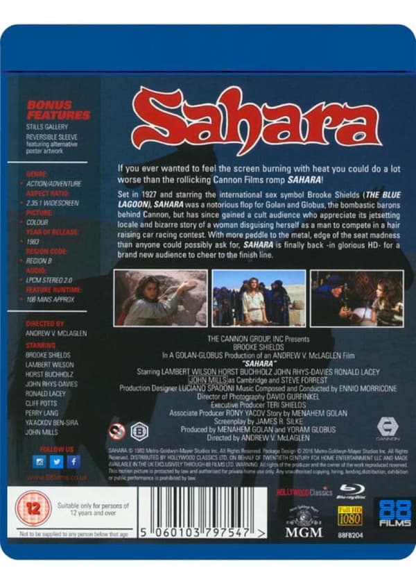 Sahara (1983) (Blu-Ray)