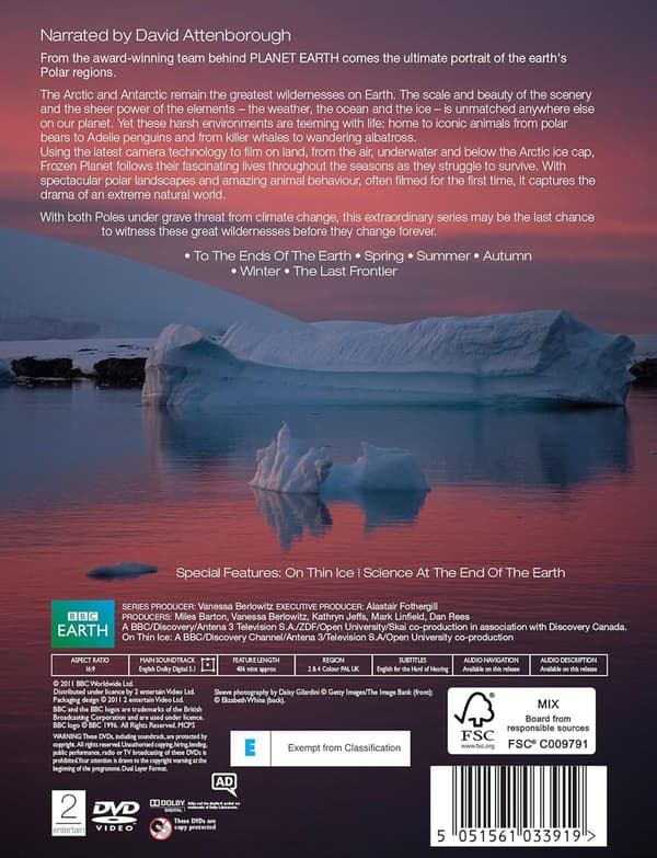 Frozen Planet (2011) Mini Series (DVD)