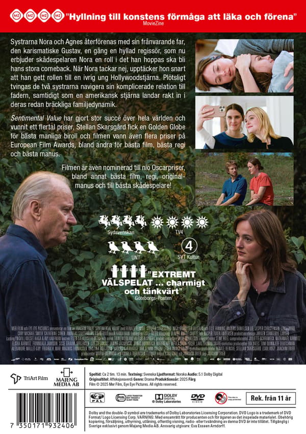 Sentimental Value (2025) (DVD)