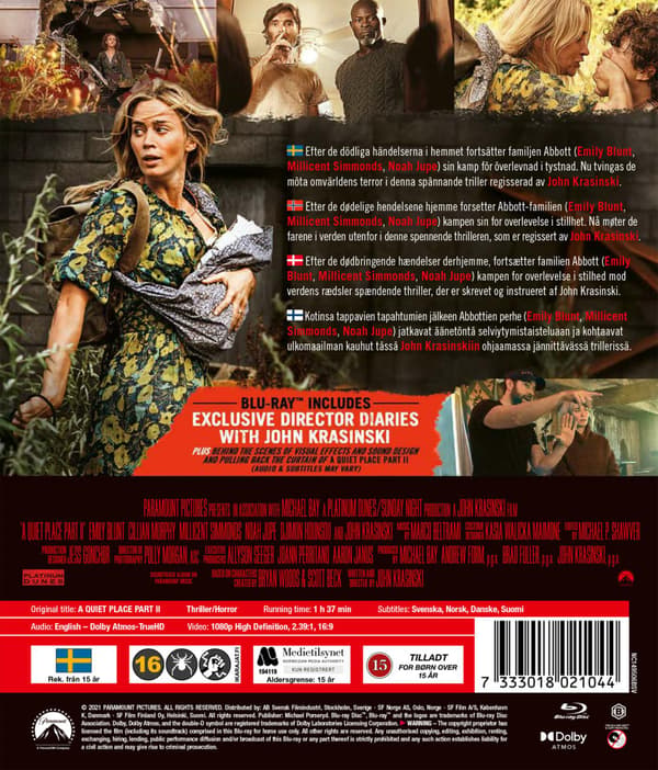 A Quiet Place Part II (2020) (Blu-Ray)
