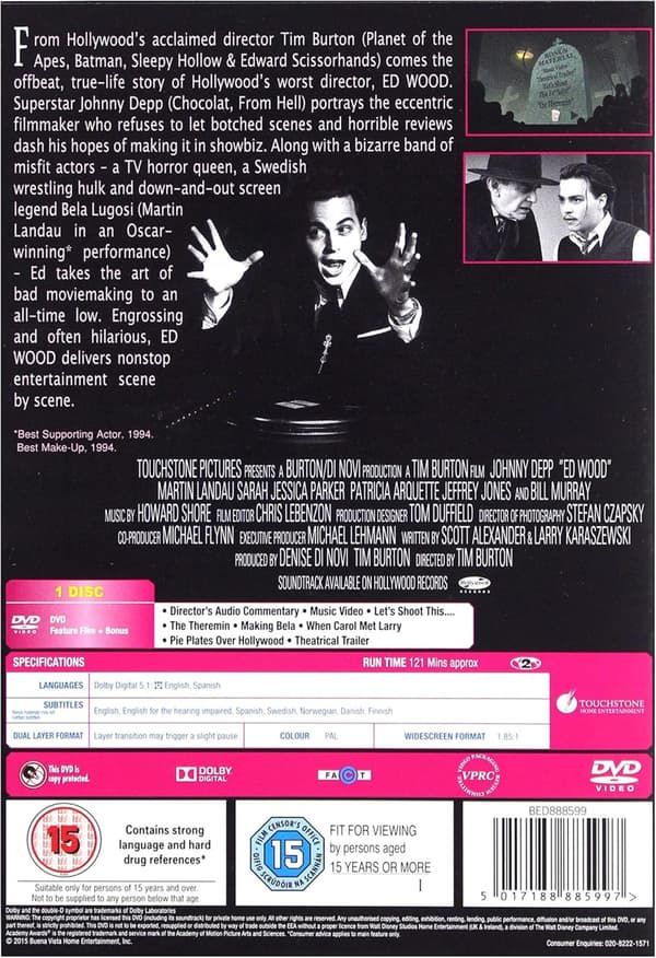 Ed Wood (1994) (DVD)