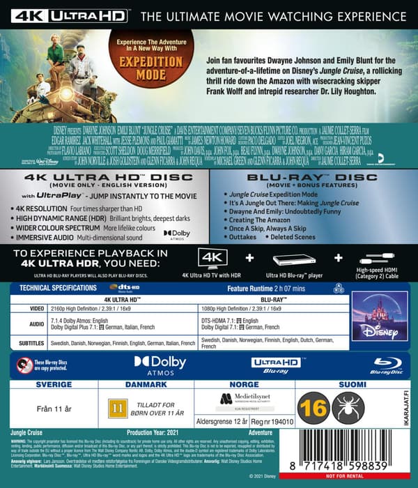 Jungle Cruise (2021) (4K UHD)