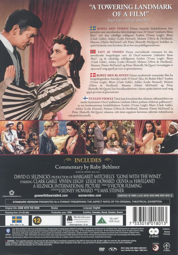 Gone With The Wind (1939) (DVD)