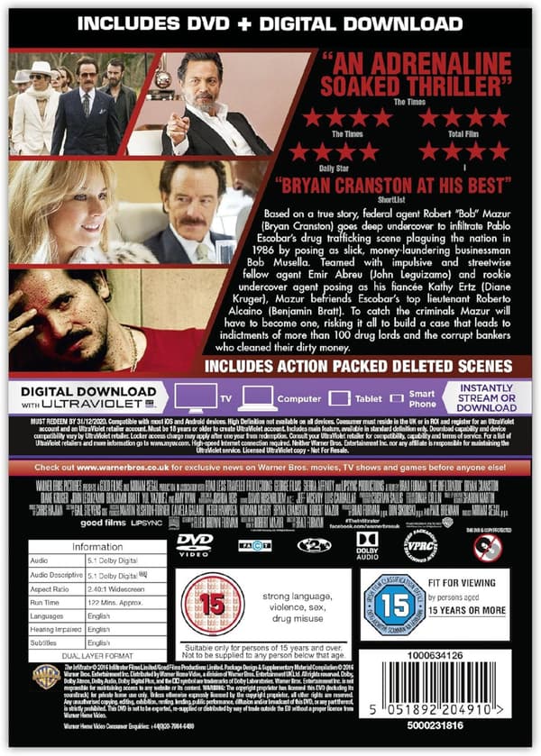 The Infiltrator (2016) (DVD)