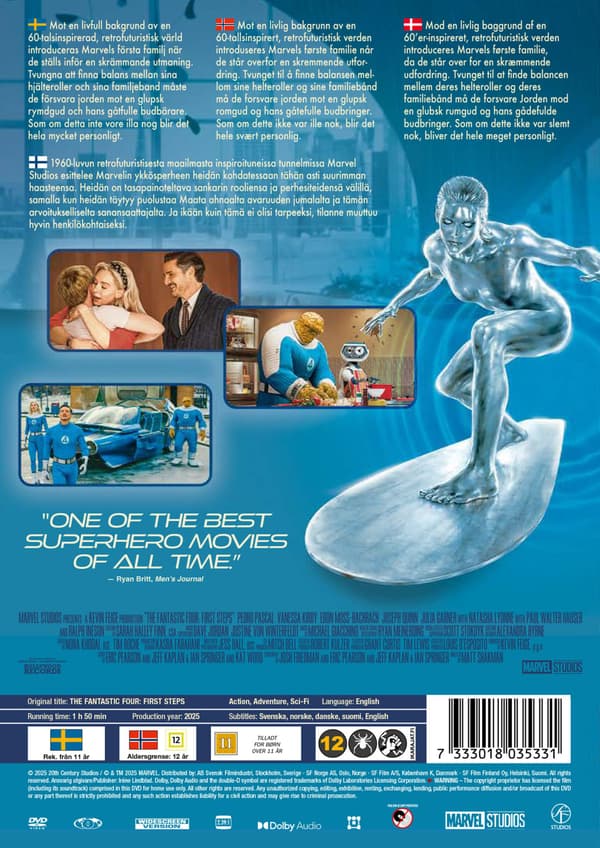 Fantastic Four: First Steps (2025) (DVD)