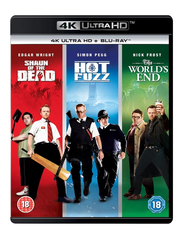 Edgar Wright - Cornetto Trilogy (2004-2013) (4K UHD) 3 Movie Collection
