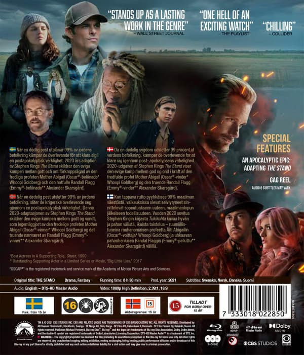 The Stand (2020) Mini Series (Blu-Ray)