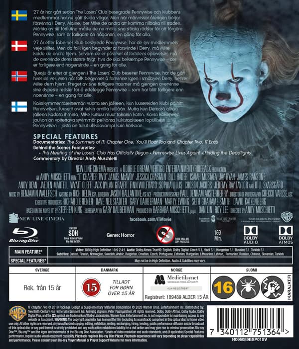 It: Chapter 2 (2019) (Blu-Ray)