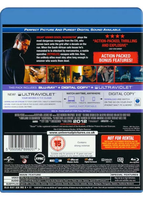Safe House (2012) (Blu-Ray)