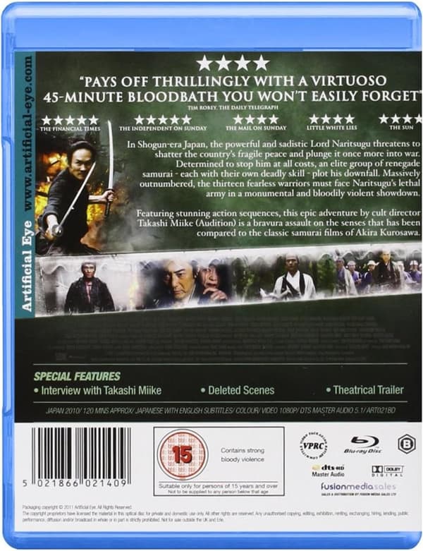 13 Assassins (2010) (Blu-Ray)