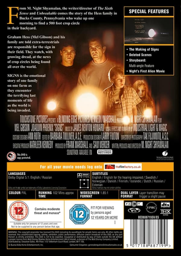 Signs (2002) (DVD)