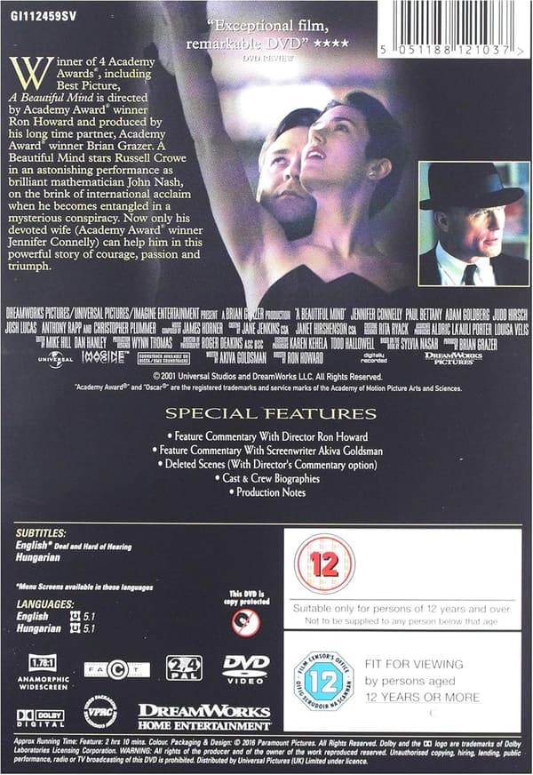 A Beautiful Mind (2001) (DVD)