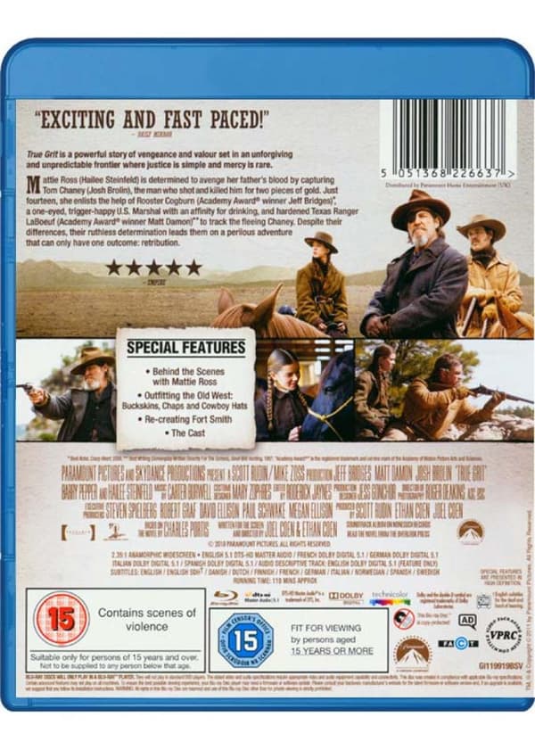 True Grit (2010)  (Blu-Ray)