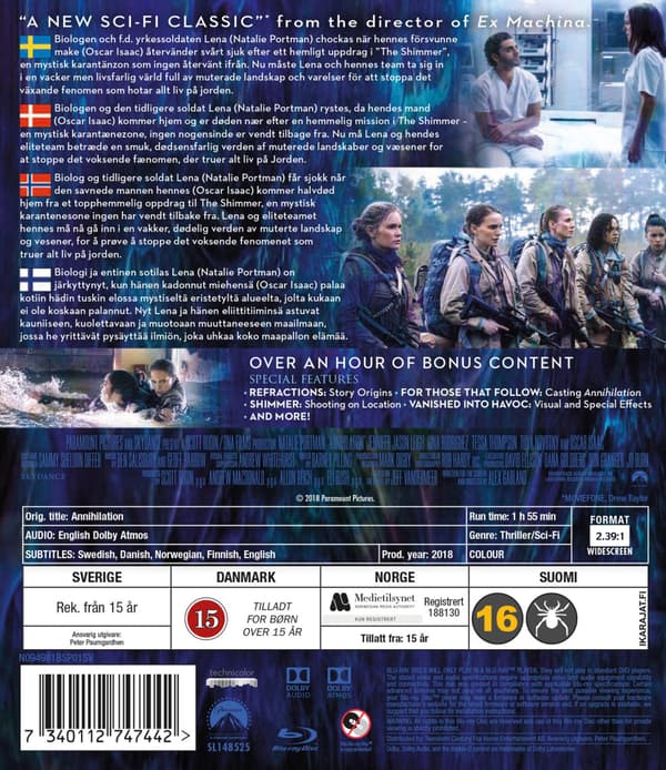 Annihilation (2018) (Blu-Ray)