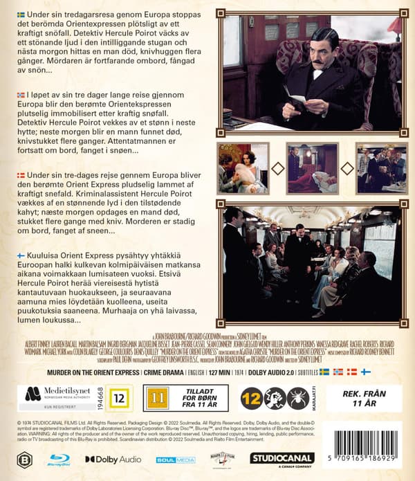 Murder on the Orient Express (1974) (Blu-Ray)
