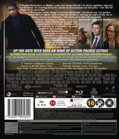 The Equalizer 2 (2018) (Blu-Ray)