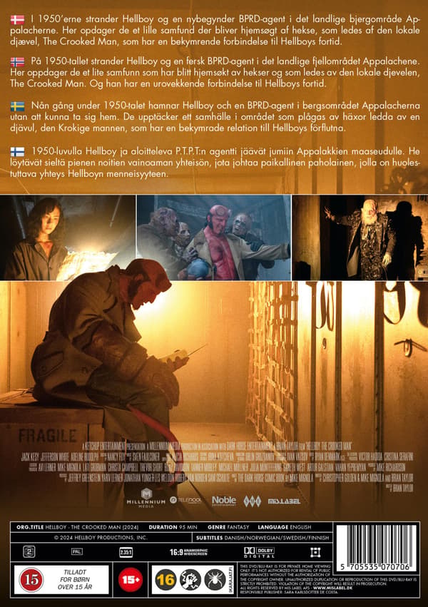 Hellboy: The Crooked Man (2024) (DVD)