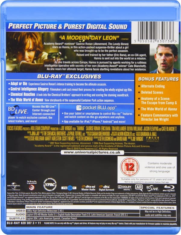 Hanna (2011) (Blu-Ray)