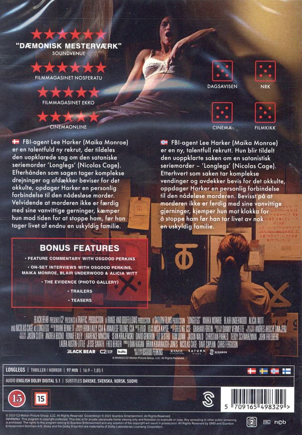 Longlegs (2024) (DVD)