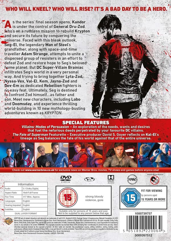 Krypton Season 2 (2019) (DVD)