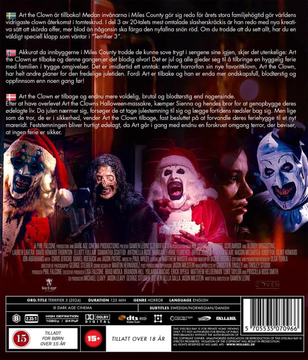 Terrifier 3 (2024) (Blu-Ray)
