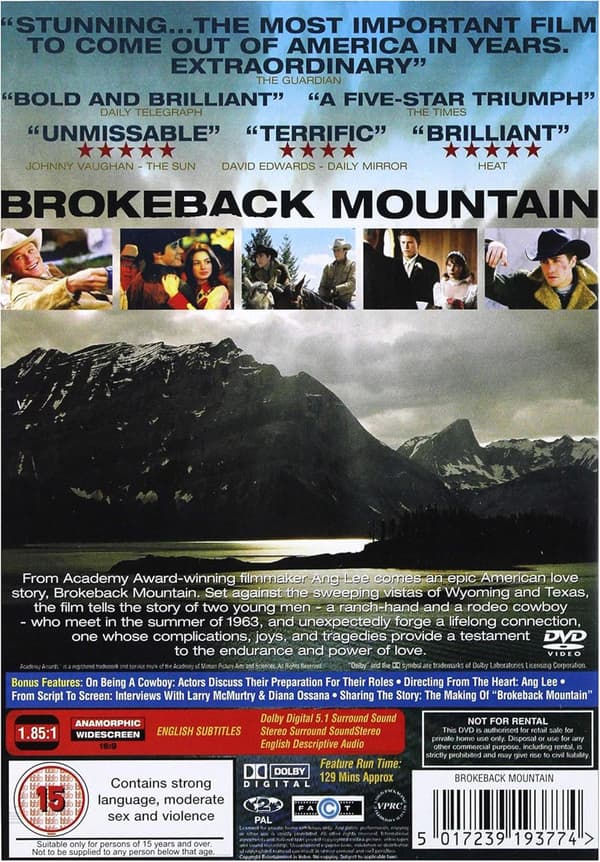 Brokeback Mountain (2005) (DVD)