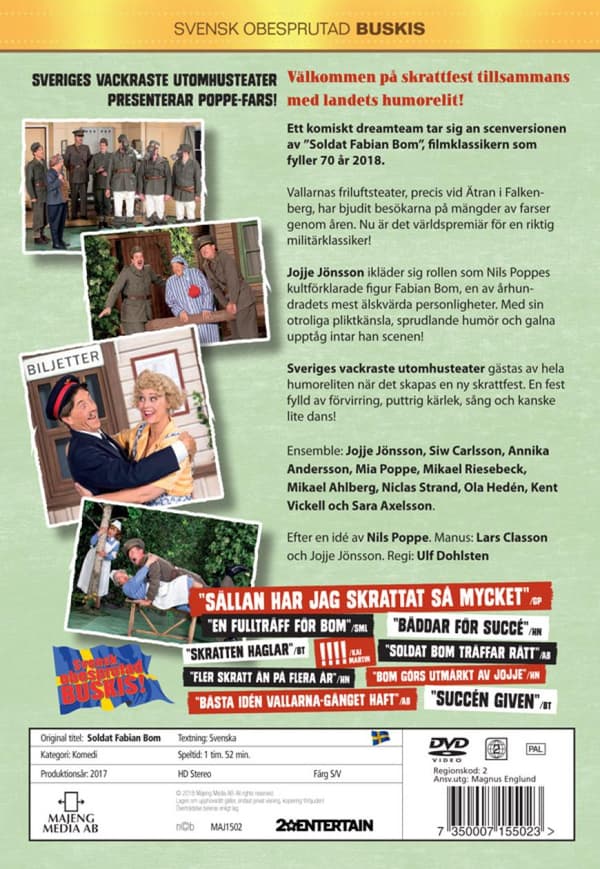 Soldat Fabian Bom (2017) (DVD)