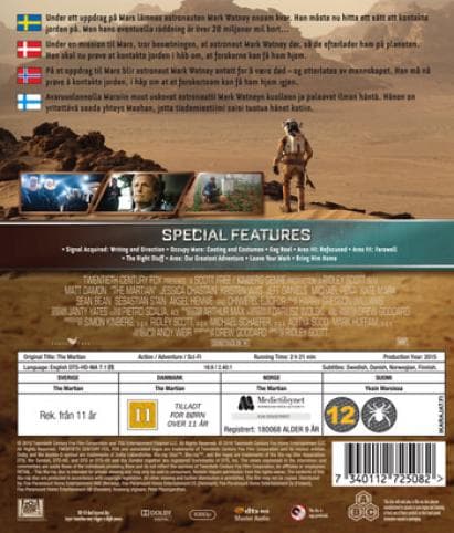 The Martian (2015) (Blu-Ray)