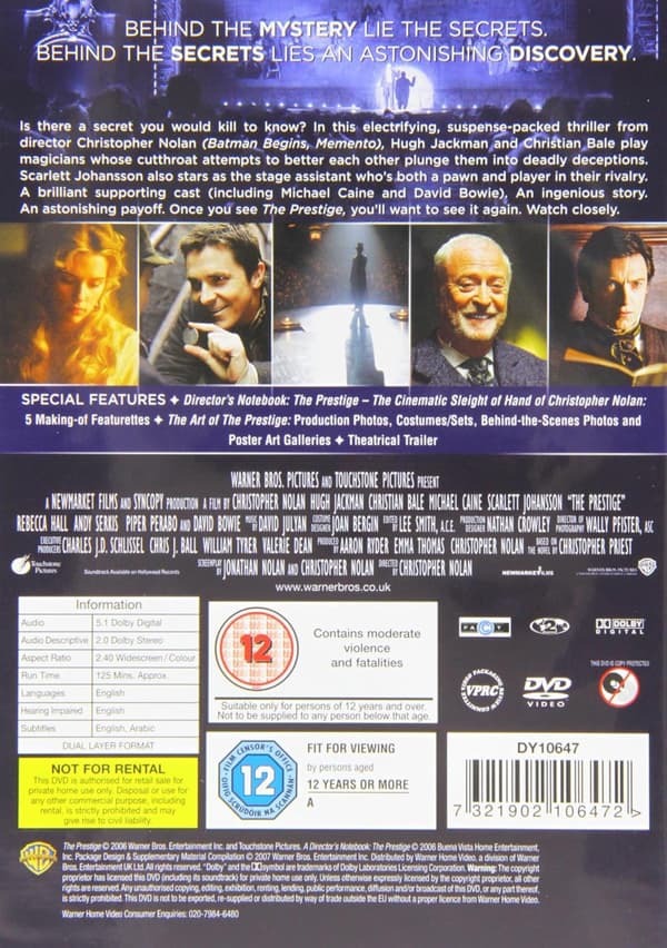 The Prestige (2006) (DVD)